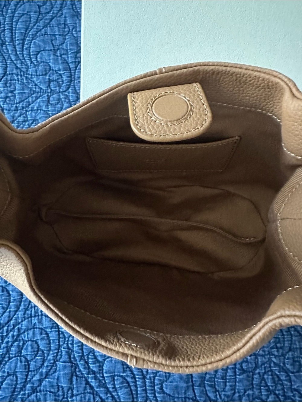 NWT! Authentic! Polene Béri EDITION TEXTURED CAMEL - Retail $490! - Picture 10 of 13